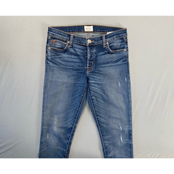 Hudson Riley Relaxed Straight Button Fly Lightweight Stretch Denim Jeans. 24 GUC - Picture 5 of 9